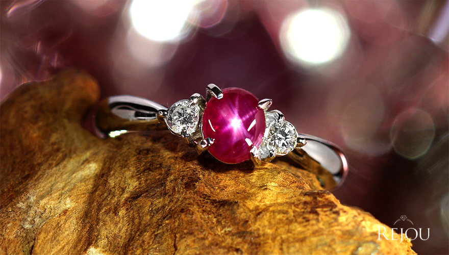 スタールビー 0.7ct ダイヤモンド プラチナ リング(指輪)【品質保証書