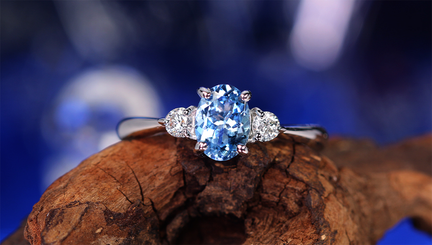 第374回抽選販売＞サンタマリアアクアマリン 0.7ct ダイヤモンド