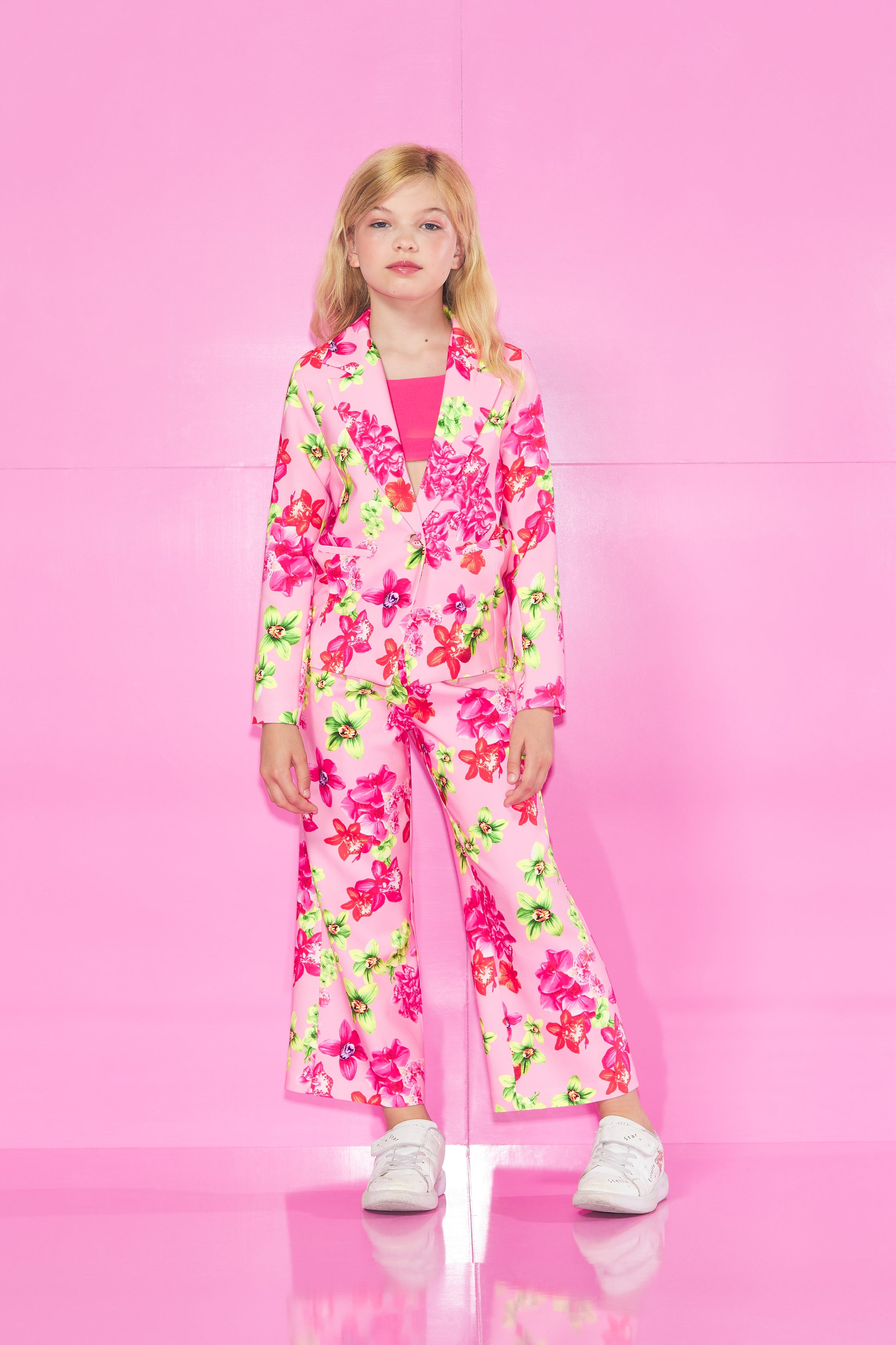 Jacket-Emaler-long-sleeves-1-button-thread pockets-pattern-flowers