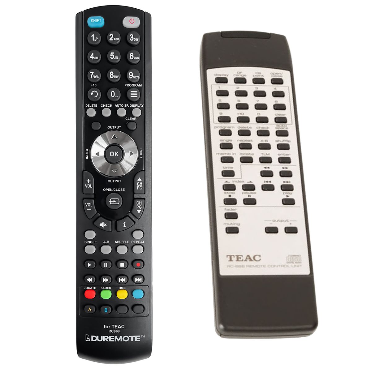 TEAC RC-668 - remote control duplicate - $19.5 : REMOTE CONTROL WORLD