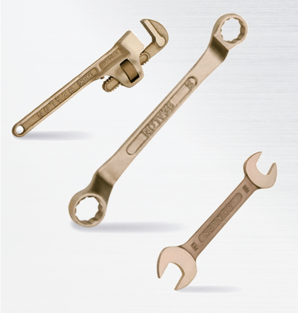 スパナ・メガネレンチ・パイプレンチ(防爆・非磁性)
