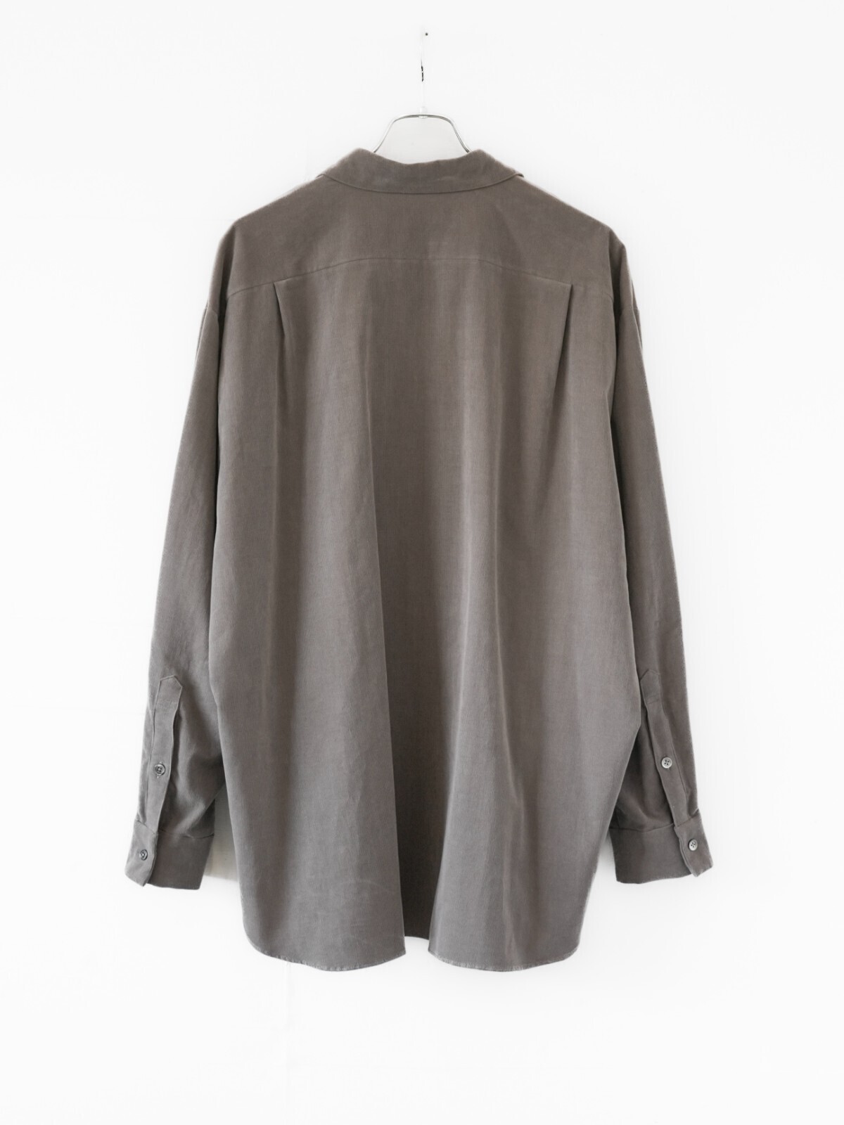 Summer Corduroy Skipper Shirt - Blanc YM WOMENS & MENS｜Official