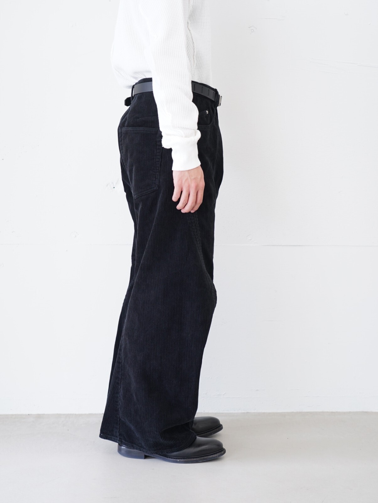 3Dツイスト ワイドレッグ5Pパンツ - ネヴァーフォーゲット メンズ