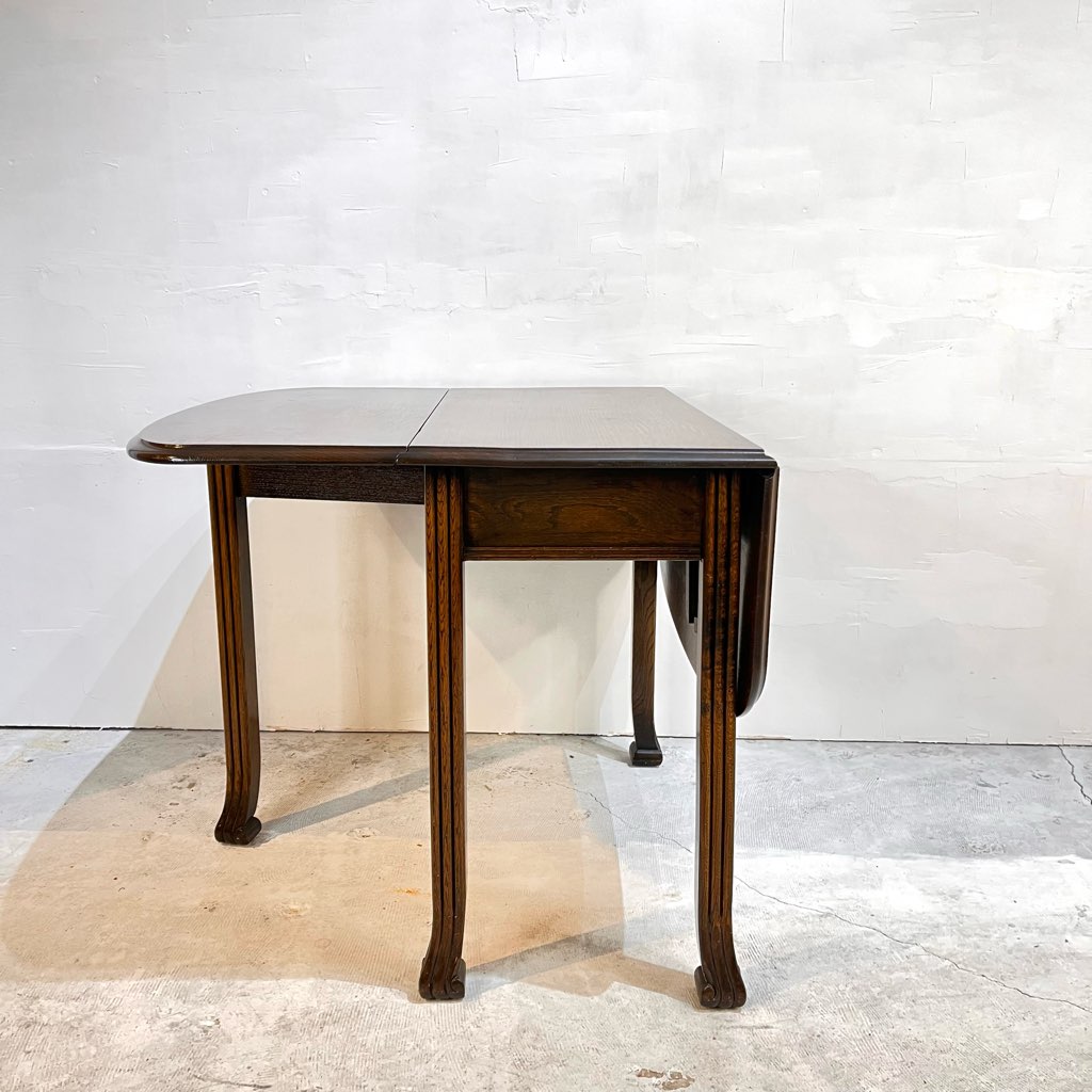 ゲートレッグ バタフライテーブル 伸長式 英国アンティーク 中古