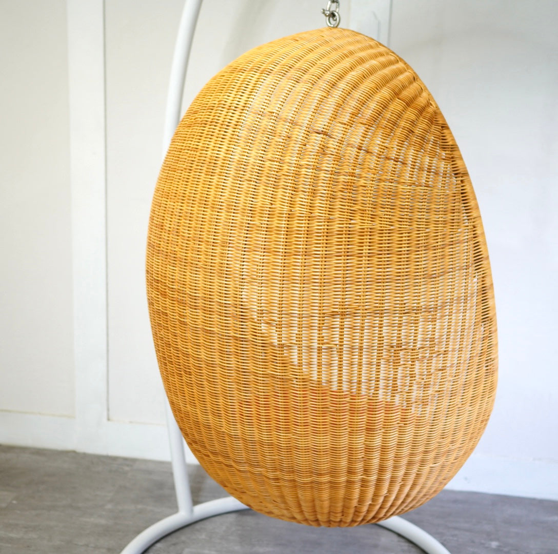 ヤマカワラタン ハンギングエッグチェア&ステンレススタンド ナナ