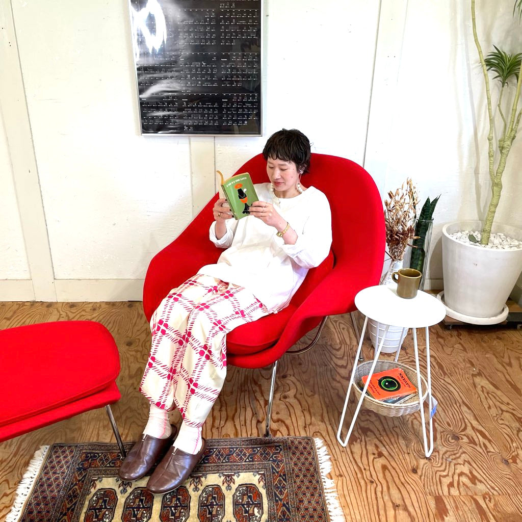 ノール / Knoll ノル ウームチェア オットマンセット サーリネン