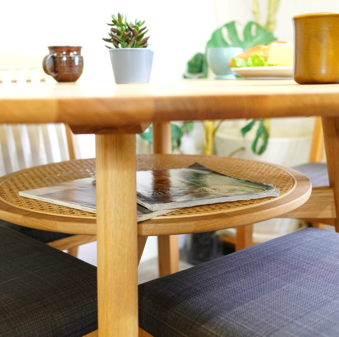 ウニコ / unico ソルク / SOLK ラウンドダイニングテーブル Φ1100 未