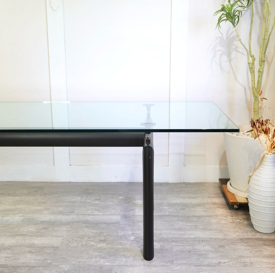 カッシーナ / Cassina 6 TABLE TUBE D'AVION LC6テーブル ガラス