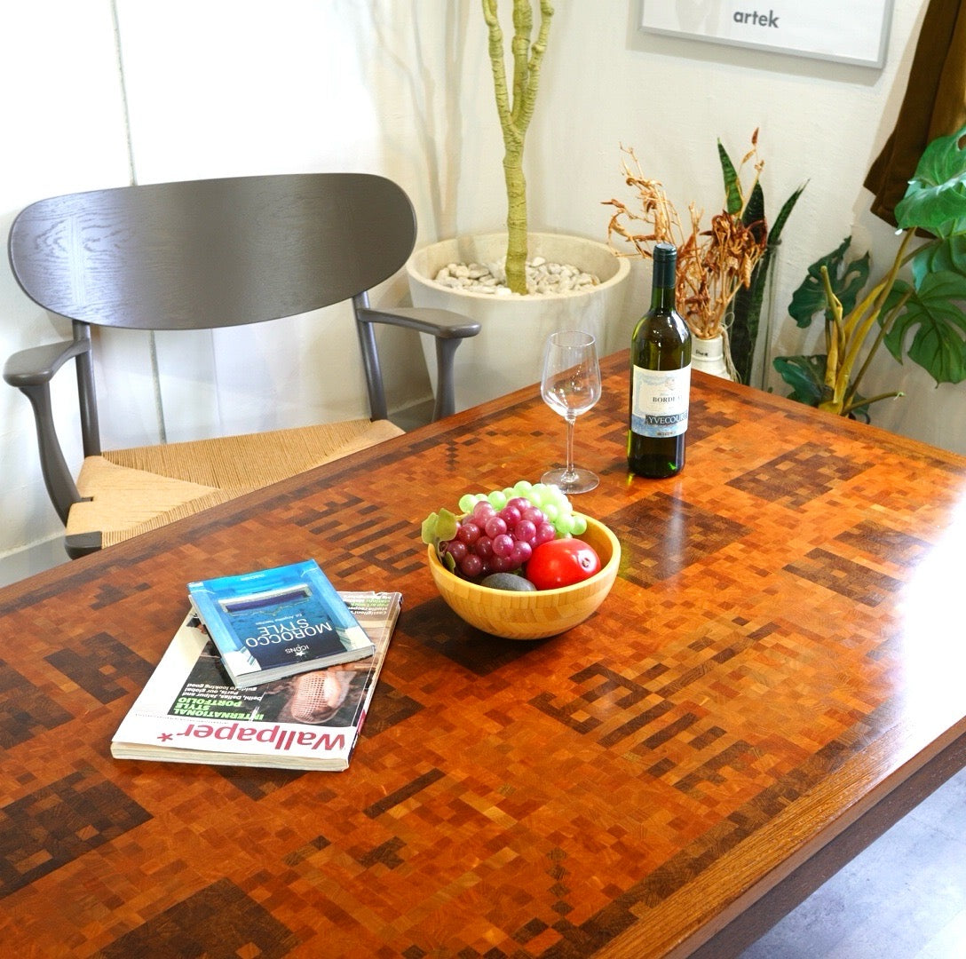 トラネケア TRANEKAER DENMARK 寄木細工 コーヒーテーブル リビング