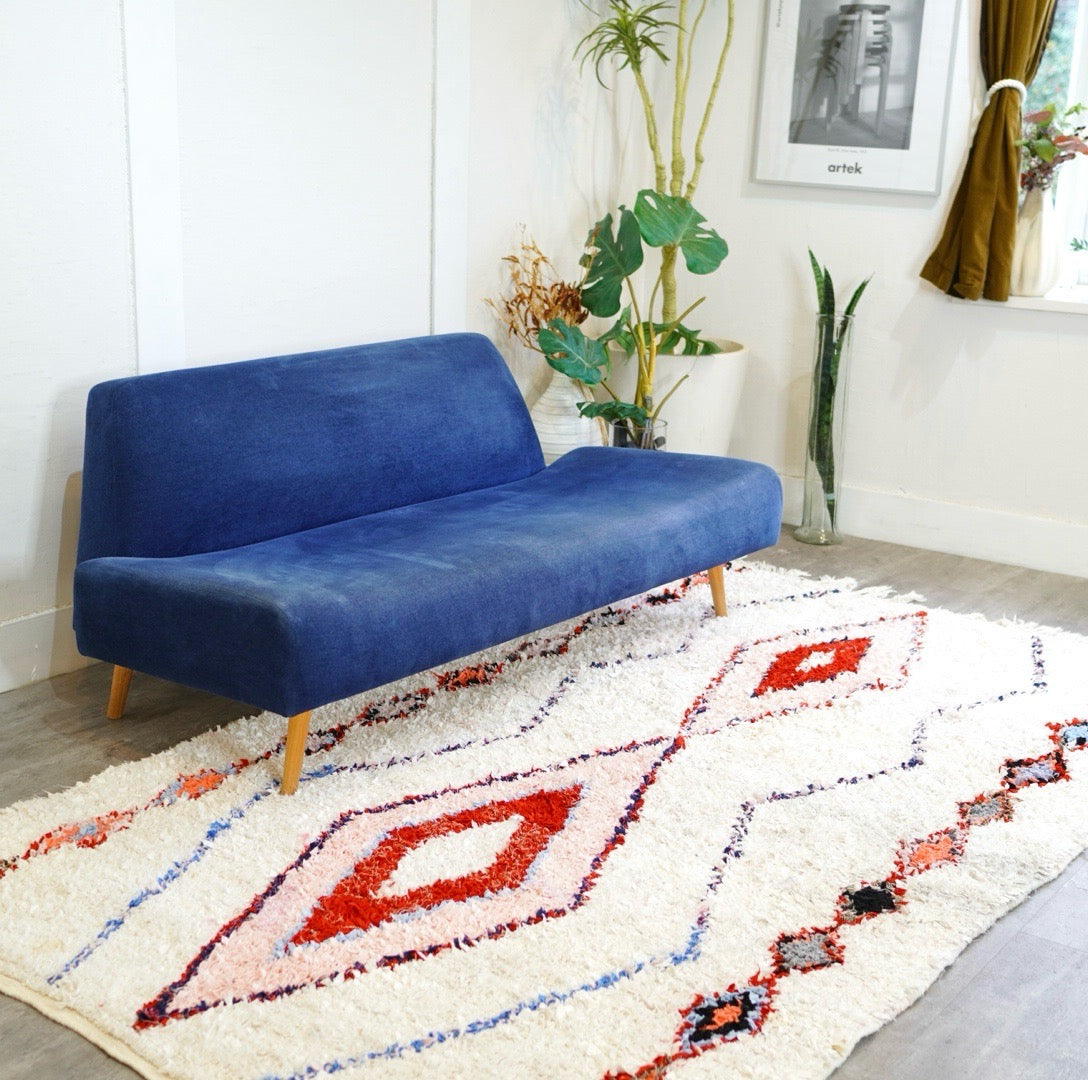 イデー / IDEE アーオソファ / AO SOFA 2人掛け ネイビー 中古