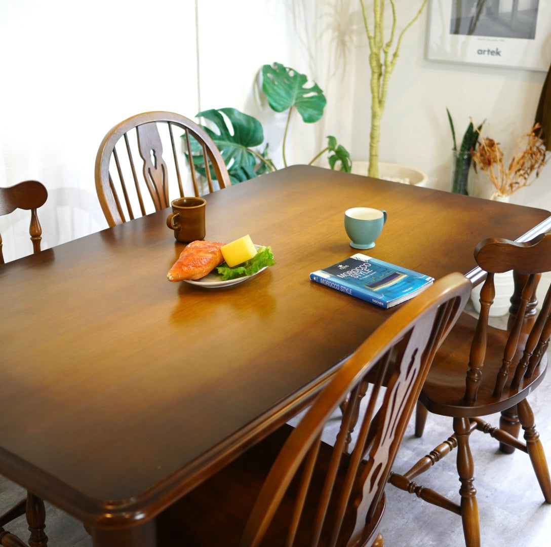 飛騨産業 / HIDA 穂高 ダイニングテーブル ろくろ脚 中古 木 机 4本脚