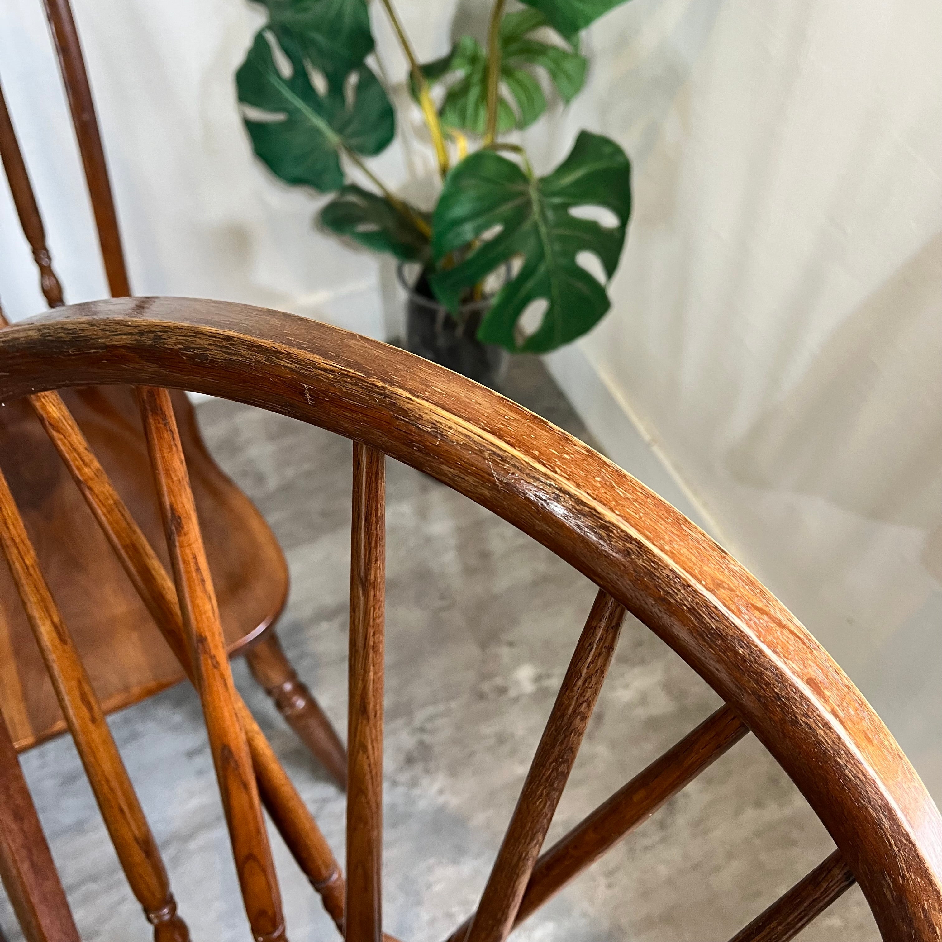 柏木工 フープバックチェア ウィンザーチェア ヴィンテージ 中古 椅子 木