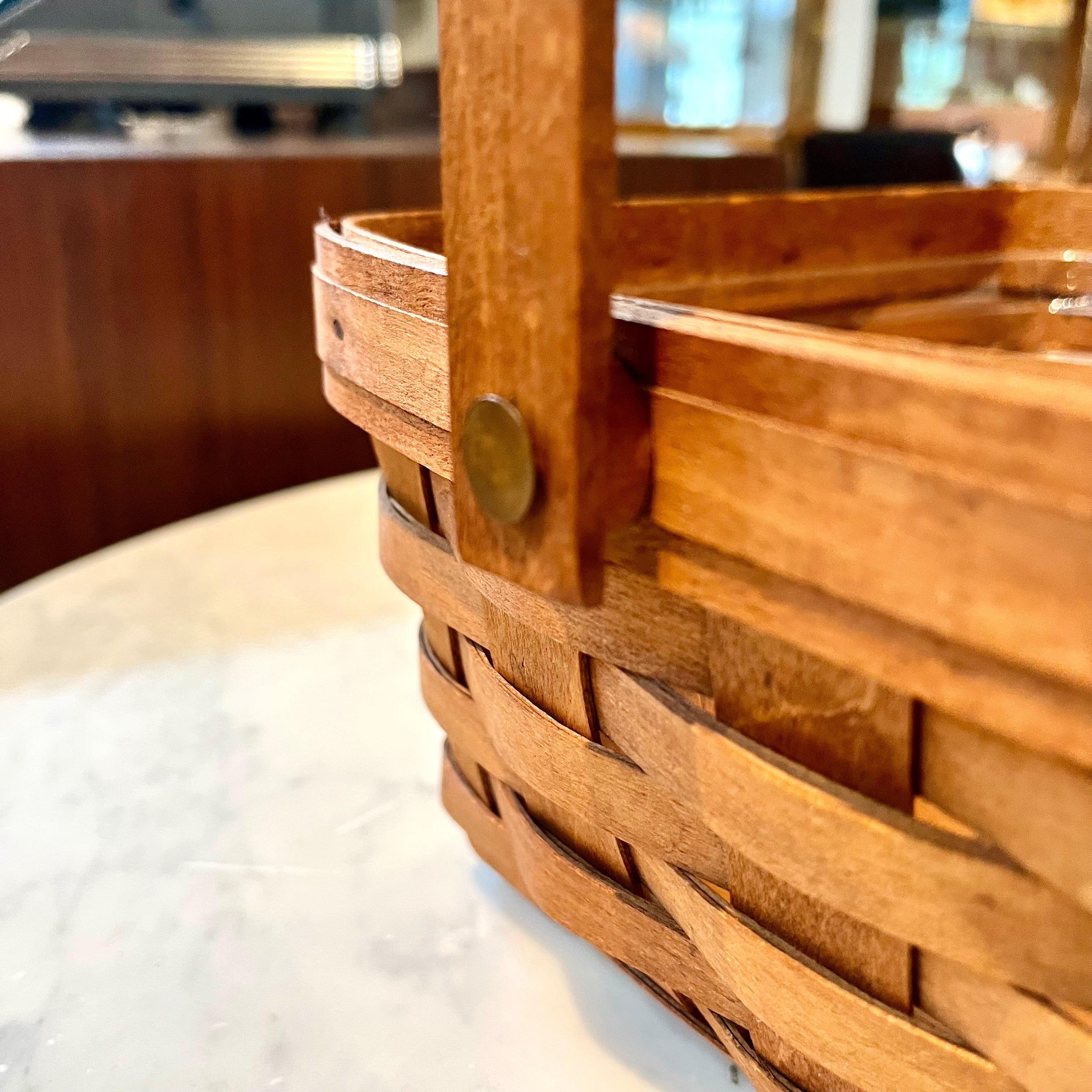 ロンガバーガー/Longaberger バスケット 中 正方形【3a】かご