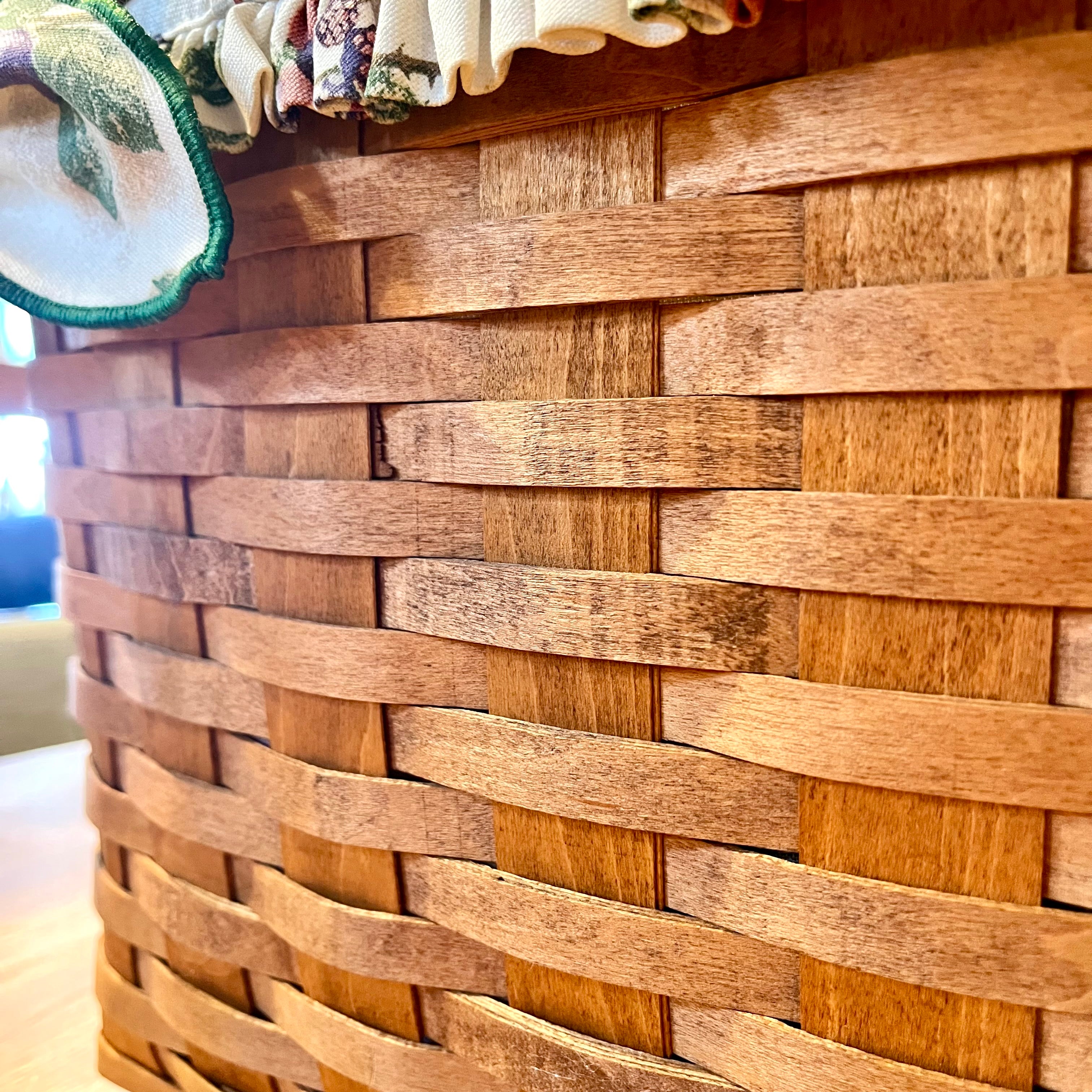 ロンガバーガー/Longaberger バスケット 大【1a】 かご カントリー