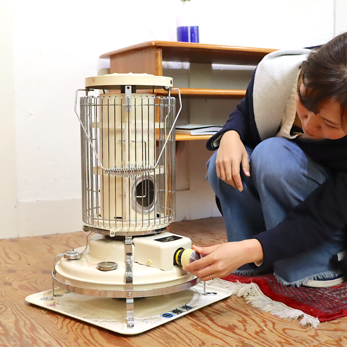 アラジンストーブ ブルーフレームヒーターアイボリー39 ヴィンテージ