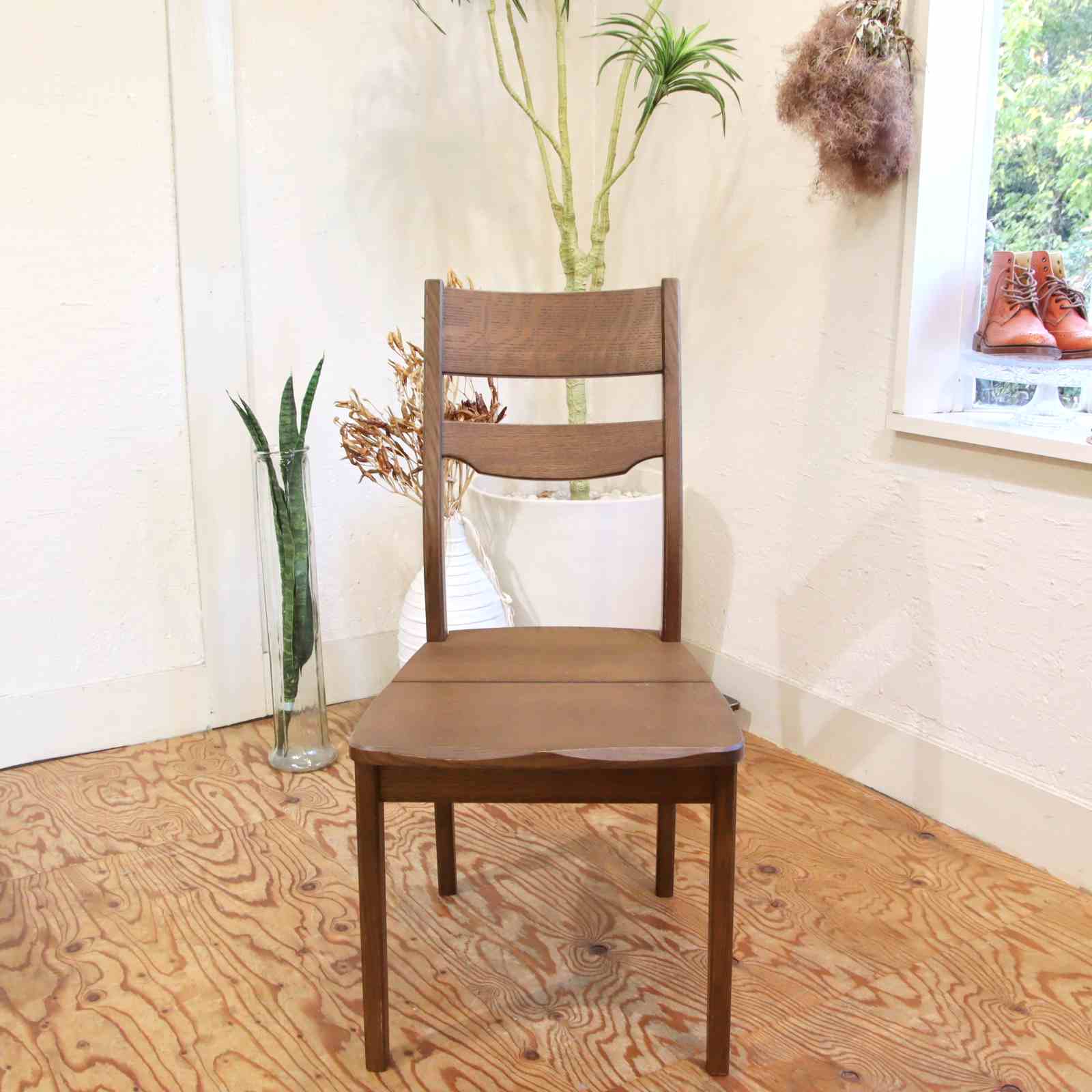 飛騨産業 / HIDA 木かげシリーズ ダイニングチェア【2】キツツキマーク