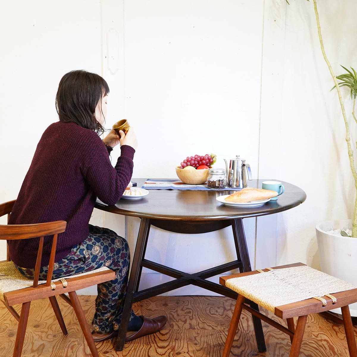 アーコール / ERCOL ドロップリーフ 伸長式 ダイニングテーブル