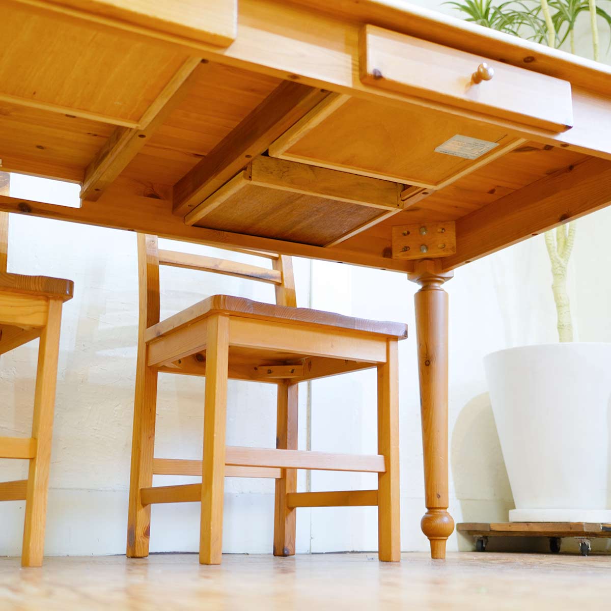 シャルドネ / CHARDONNAY ダイニング 5点セット テーブル チェア