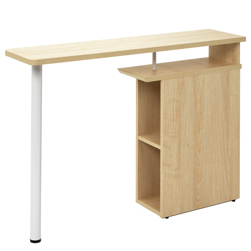 完売】[ユピタシリーズ] RF木製デスクサイドテーブル ナチュラル RFWD