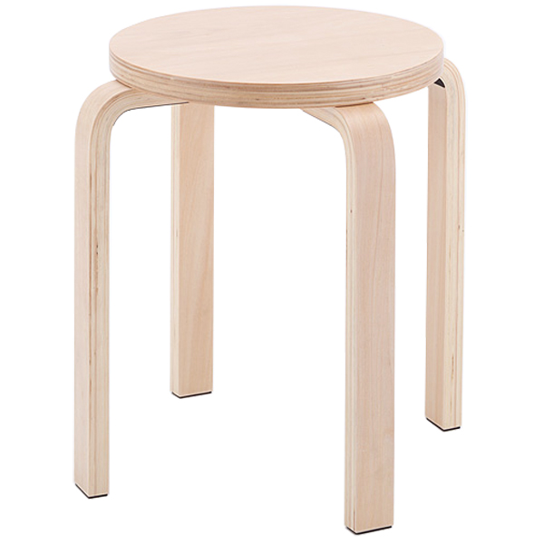 木製丸椅子 ナチュラル Z-SHSC-1 | オフィスプランニング・オフィス