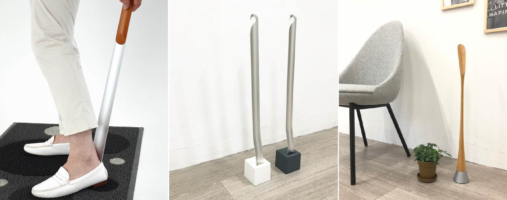 靴べら、スタンド付きロング靴べら | オフィスプランニング・オフィス