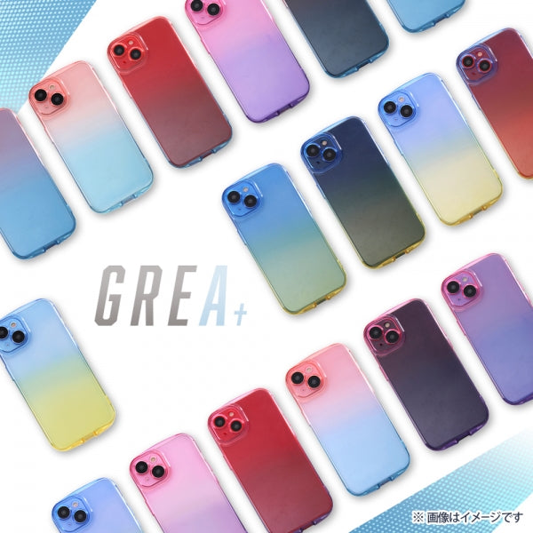 iPhone 14 Pro用】耐衝撃 TPUソフトケース グラデーション GREA