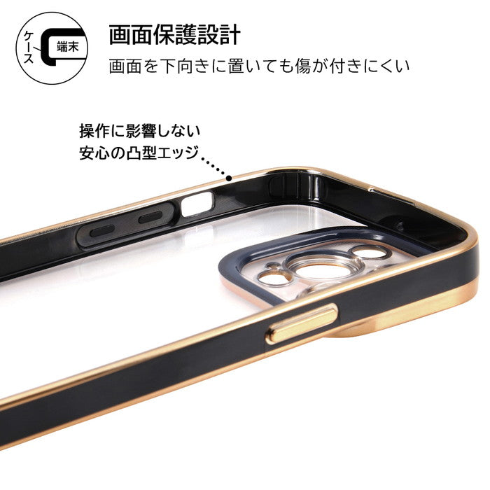 iPhone 14 Pro用】TPUソフトケース メタリック Cleour