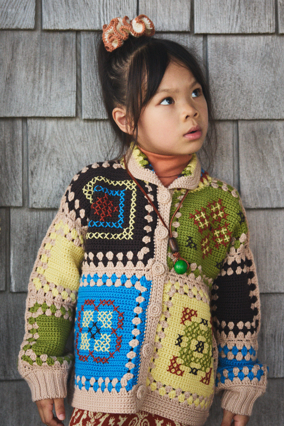 Misha&Puff Cross Stitch Crochet Jacket - 6Y, 8Y – Rabbit Hall