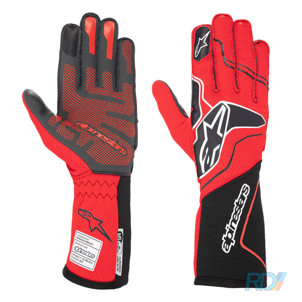 Alpinestars - Tech-1 ZX v3 SFI/FIA Racing Gloves | RacingDirect.com