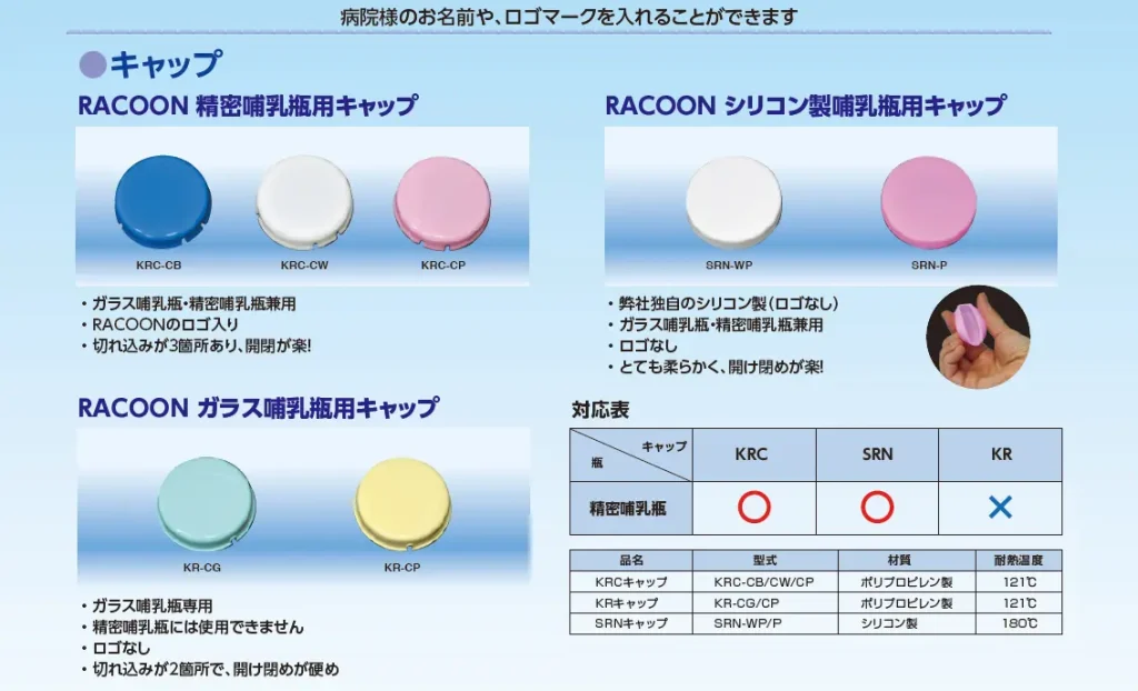 硝子哺乳瓶・精密哺乳瓶・哺乳瓶キャップ｜三田理化工業株式会社