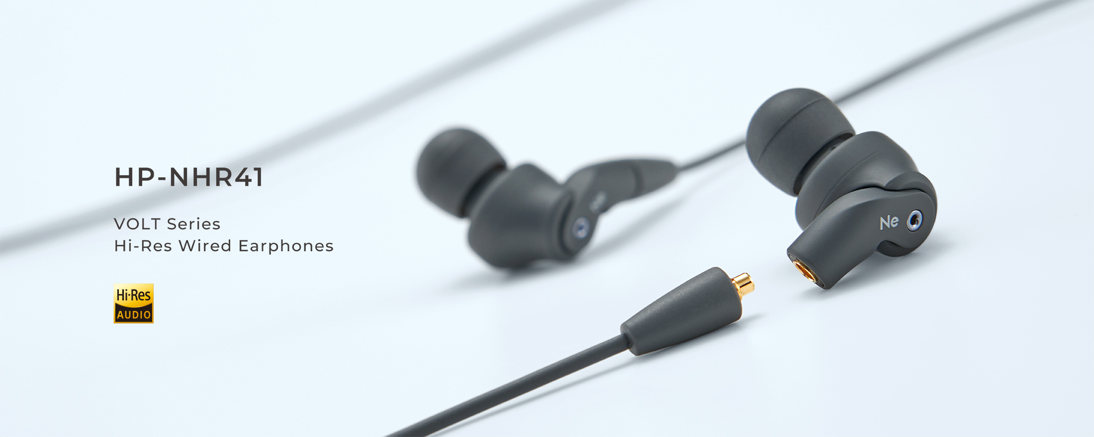 HP-NHR41 VOLTシリーズ ハイレゾ対応イヤホン 重低音モデル HP-NHR41BG
