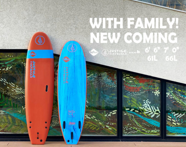 ジャスティス×ソフテック2022年コラボソフトボードが今月入荷！ | 福岡