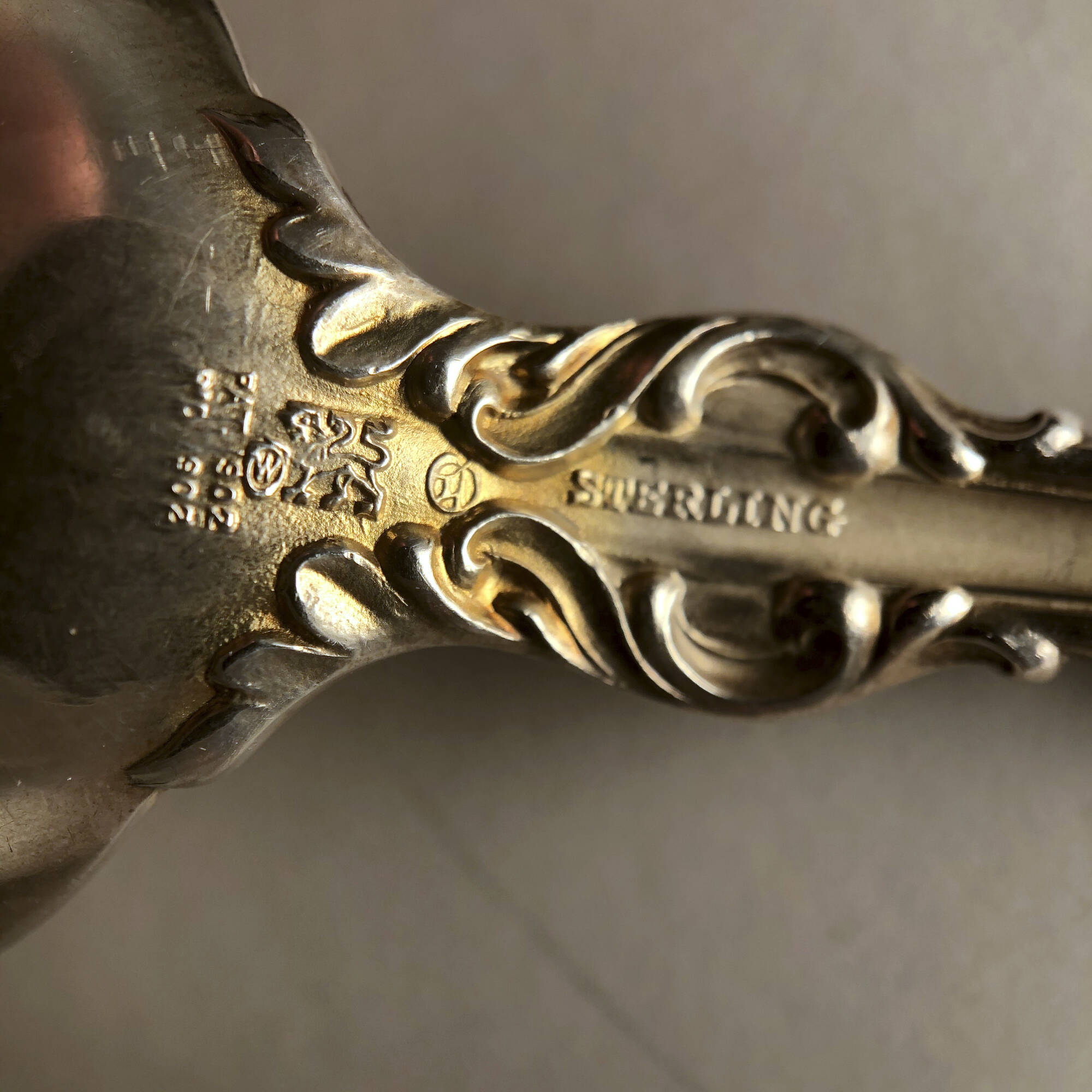 283: REED & BARTON, Collection of ten Harlequin demitasse spoons