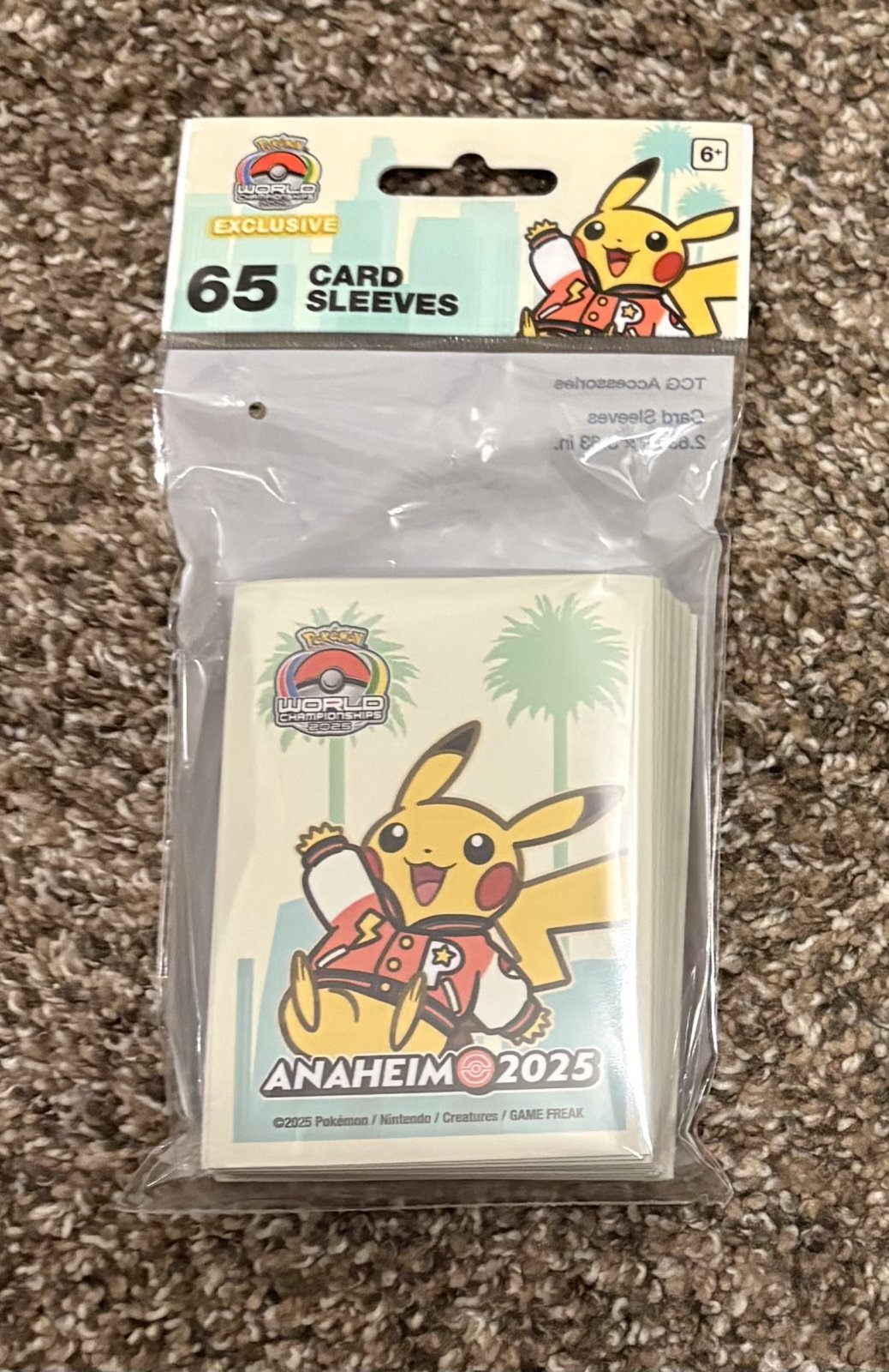 WCS2025 アナハイム レターマン ピカチュウ スリーブ - らぐなろっく