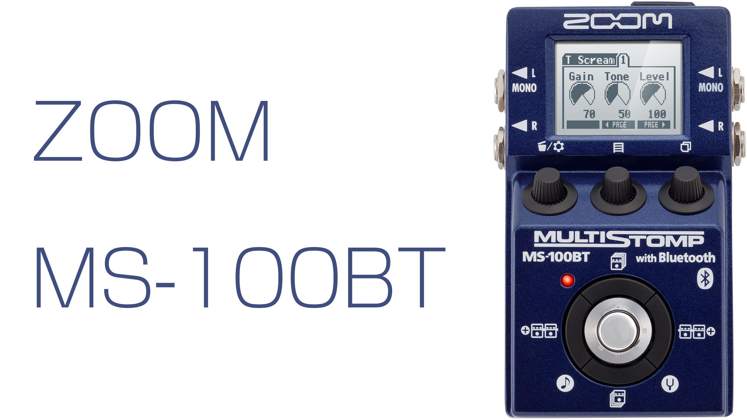 コンパクトサイズのマルチエフェクター。ギター初心者にもおすすめ