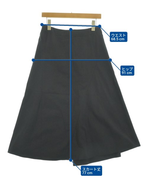 Theory（セオリー）ロング・マキシ丈スカート 黒 サイズ:0(S位