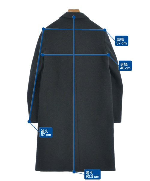 Drawer（ドロワー）コート 黒 サイズ:36(S位) レディース