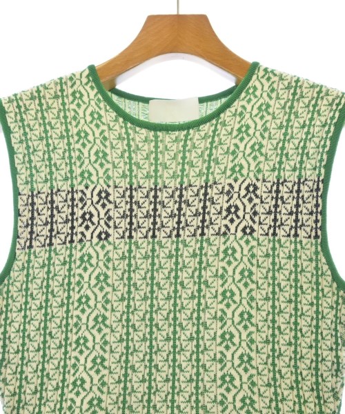 Mame Kurogouchi（マメクロゴウチ）ベスト/ノースリーブ 緑 サイズ:2(M