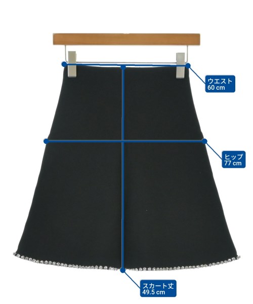 ALEXANDER WANG（アレキサンダーワン）ミニスカート 黒 サイズ:XS