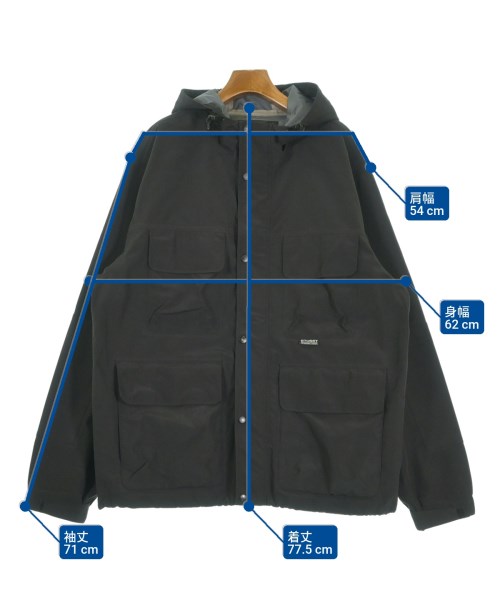 STUSSY（ステューシー）マウンテンパーカー 黒 サイズ:XL メンズ