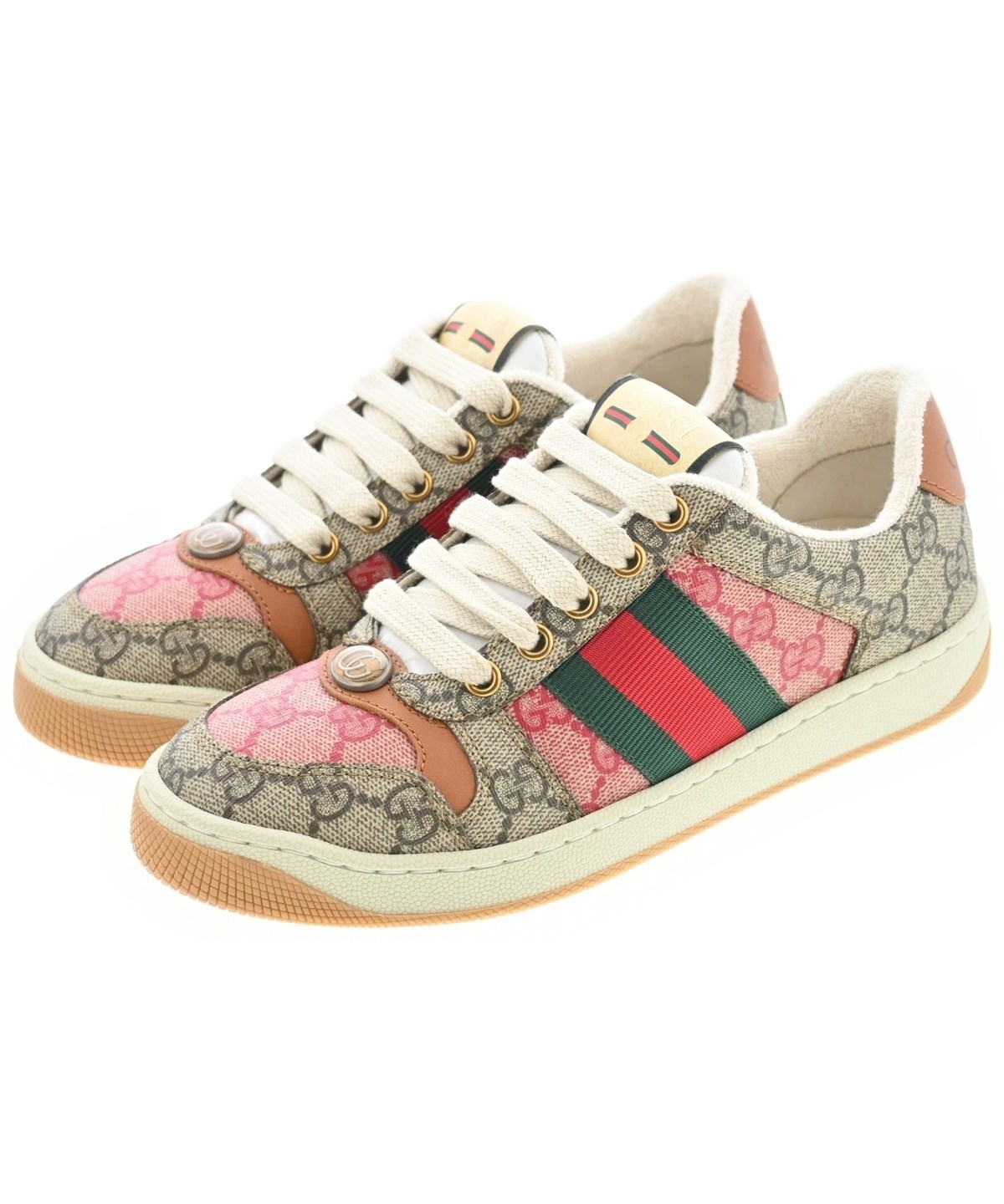 GUCCI（グッチ）スニーカー ベージュ サイズ:EU34(20.5cm位