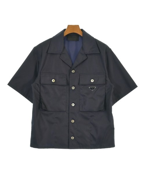 PRADA（プラダ）カジュアルシャツ 紺 サイズ:XS メンズ/2200594809043