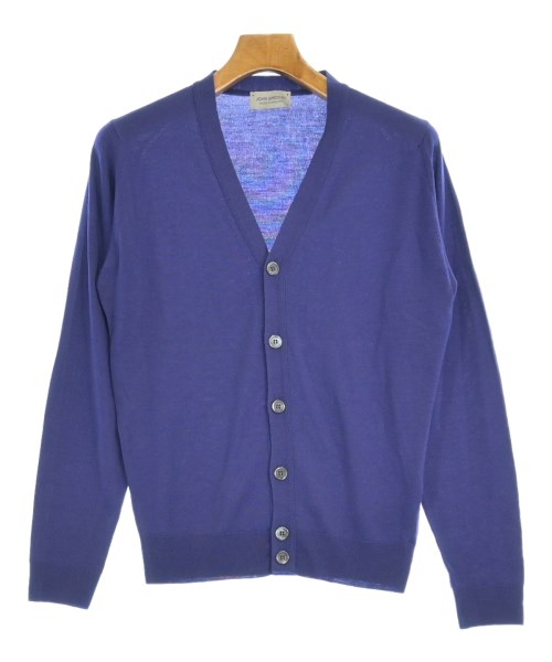 JOHN SMEDLEY（ジョンスメドレー）カーディガン 紫 サイズ:S メンズ