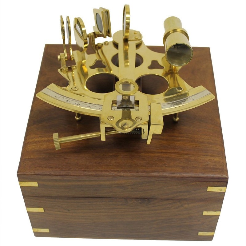 真鍮製アストロラーベ六分儀 - ガジェットの購入なら海外通販のRAKUNEW