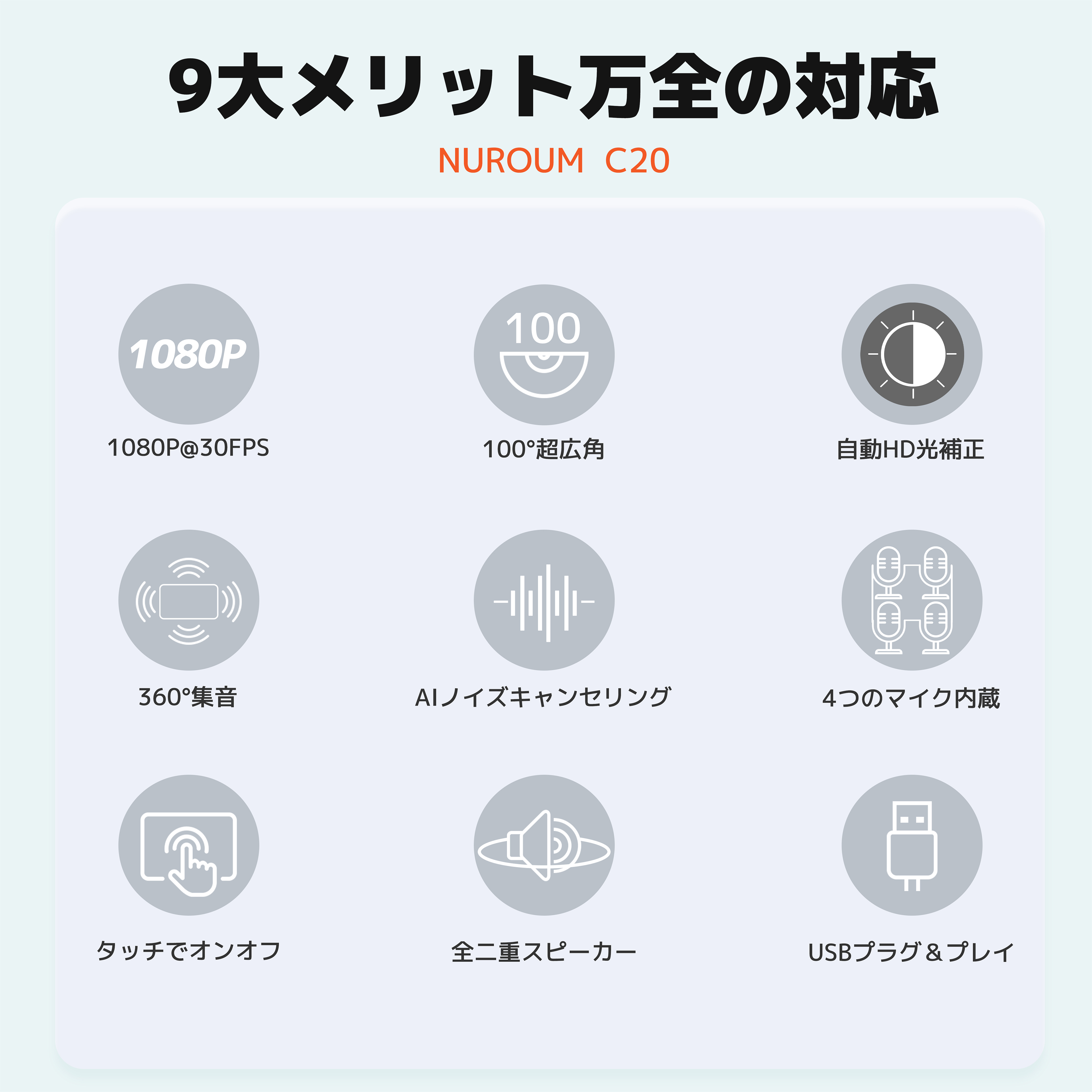 楽天市場】【15%OFFクーポン】Webカメラ 一体型 一台三役 web会議