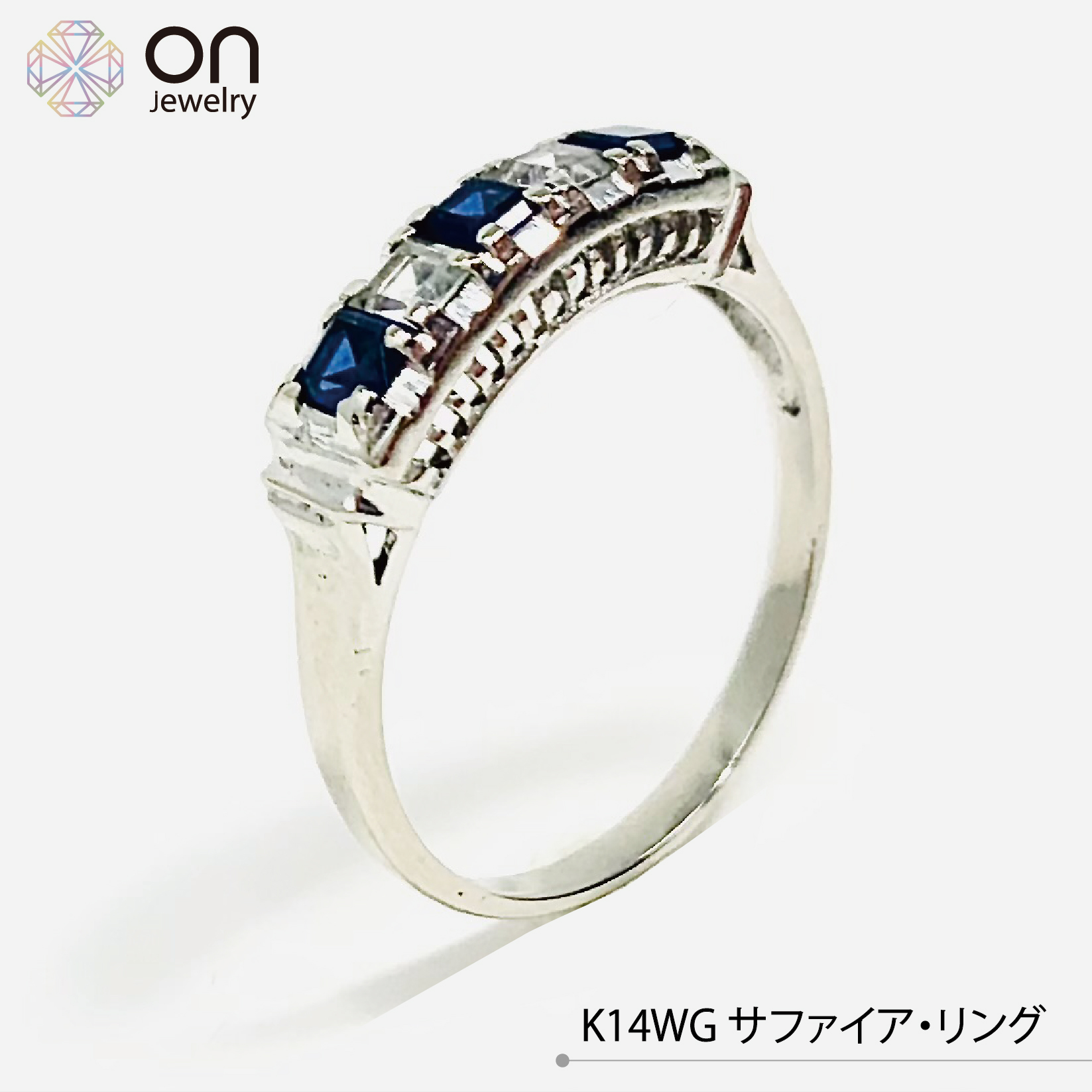 楽天市場】【新品仕上げ】K14WG 14金 K14ホワイトゴールド 合成