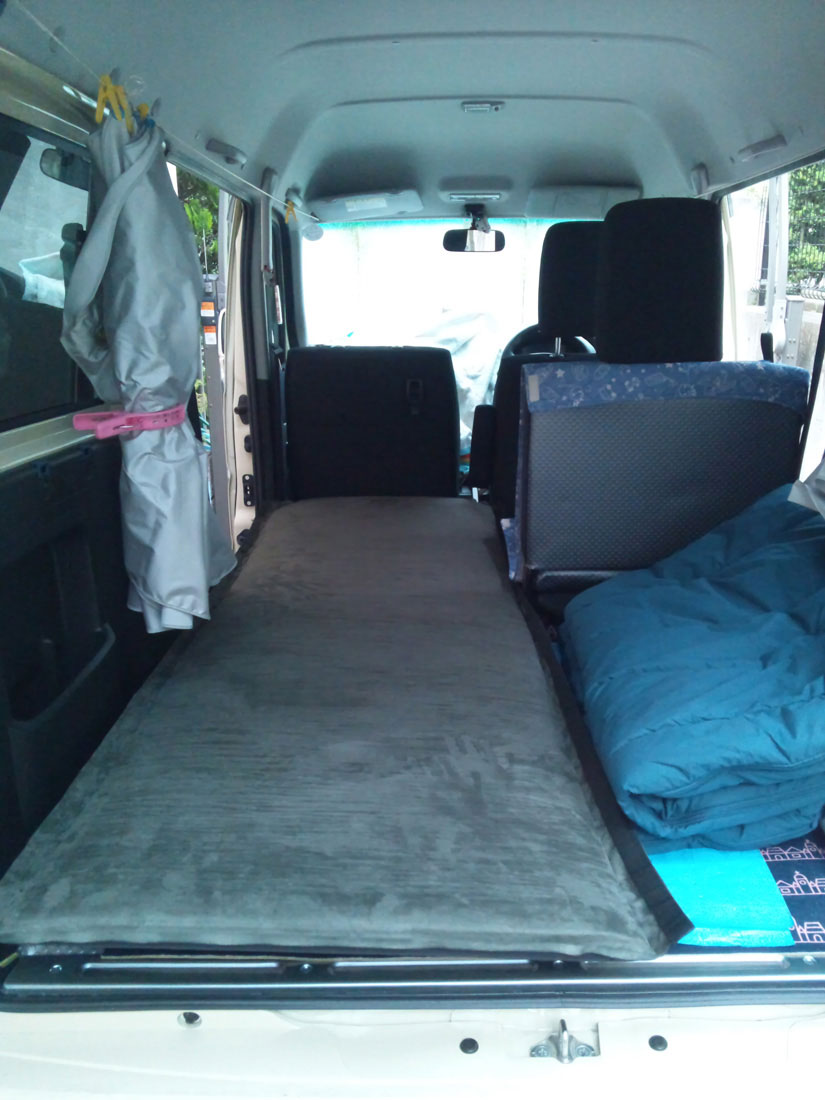 ホンダ HONDA バモス （車中泊専用マットレビュー） | 車中泊専門店