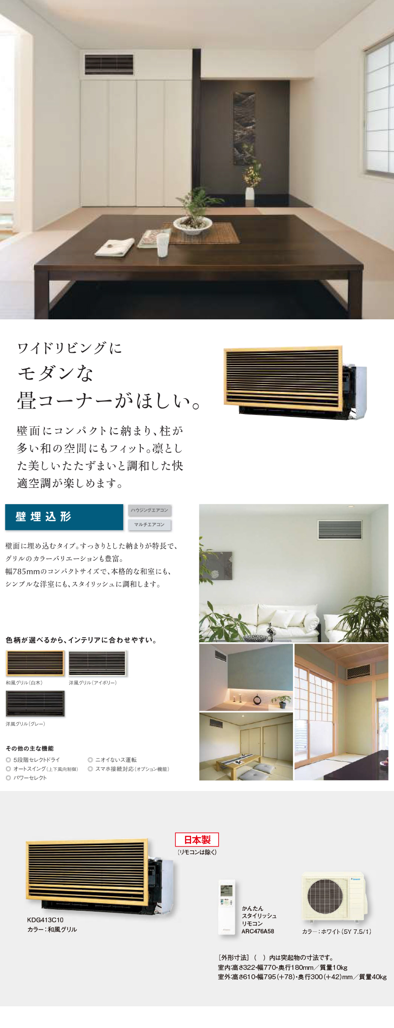 S28ZMVダイキン ハウジングエアコン 10畳程度壁埋込形 シングル単相