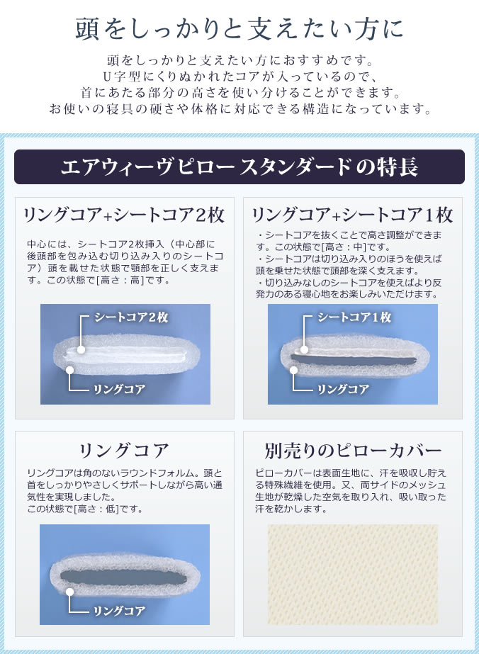 エアウィーヴピロー スタンダード