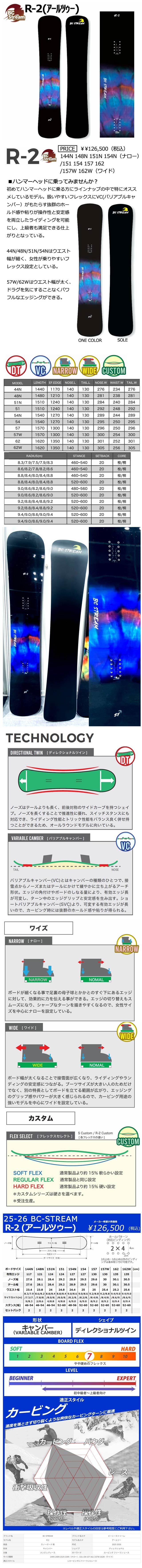 楽天市場】25-26 BC-STREAM / ビーシーストリーム R-2 アールツー